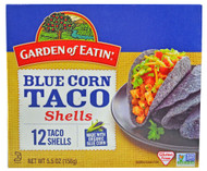 3 PACK OF Garden of Eatin' Blue Taco Shells -- 5.5 oz