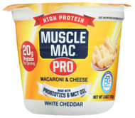3 PACK OF Muscle Mac Pro Macaroni & Cheese White Cheddar -- 3.6 oz