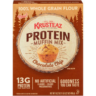 3 PACK OF Krusteaz Protein Muffin Mix Chocolate Chip -- 16.22 oz