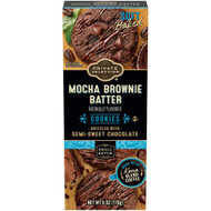 3 PACK OF Private Selection Mocha Brownie Batter Cookies -- 7 oz