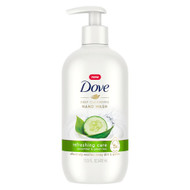 3 PACK OF Dove Hand Wash Deep Cleansing Cucumber & Green Tea -- 13.5 fl oz