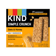 3 PACK OF Kind Simple Crunch Granola Bar Oats and Honey -- 5 Pack