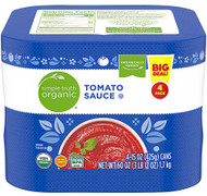 3 PACK OF Simple Truth Organic Tomato Sauce -- 15 oz Each / Pack of 4