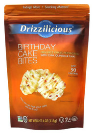 3 PACK OF Drizzilicious Birthday Cake Bites -- 4 oz