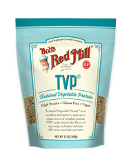 3 PACK OF Bobs Red Mill TVP Textured Vegetable Protein -- 12 oz Resealable Pouch