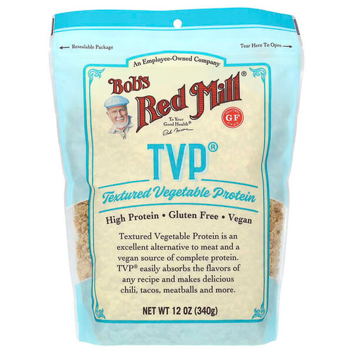 <img alt="Bobs Red Mill, TVP, Gluten Free, 12 oz (340 g)" title="Bobs Red Mill, TVP, Gluten Free, 12 oz (340 g),039978035424"