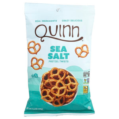 <img alt="Quinn Snacks, Pretzel Twists, Sea Salt, 5.6 oz (159 g)" title="Quinn Snacks, Pretzel Twists, Sea Salt, 5.6 oz (159 g),856369004643"