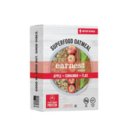 3 PACK OF Earnest Eats Superfood Oatmeal Instant Pouches Apple Cinnamon -- 8.47 oz