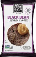 3 PACK OF Food Should Taste Good Black Bean Multigrain Bean Chips -- 11 oz