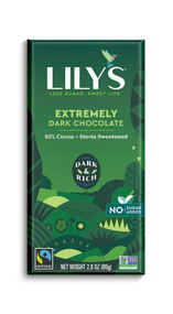 3 PACK OF Lilys Sweets 85% Extremely Dark Chocolate Bar -- 2.8 oz