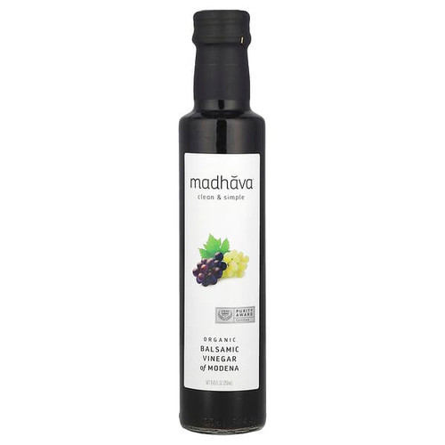 <img alt="Madhava, Clean & Simple, Organic Balsamic Vinegar of Modena, 8.45 fl oz (250 ml)" title="Madhava, Clean & Simple, Organic Balsamic Vinegar of Modena, 8.45 fl oz (250 ml),078314401028"
