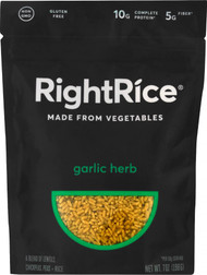 3 PACK OF RightRice Vegetable Rice Garlic Herb -- 7 oz