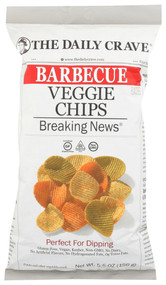 3 PACK OF The Daily Crave Veggie Chips Barbecue -- 5.5 oz