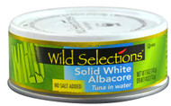 3 PACK OF Wild Selections Solid White Albacore Tuna In Water No Salt Added -- 5 oz