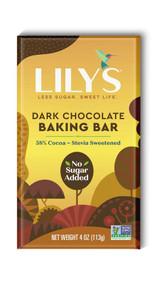 3 PACK OF Lilys Baking Bar Vertical Dark Chocolate -- 4 oz