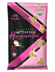 3 PACK OF Living Intentions Activated Superfood Popcorn Himalyan Sea Salt -- 4 oz