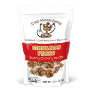 3 PACK OF Crazy Monkey Baking Granola Cookie Clusters Cinnamon Pecan -- 7.5 Office Supplies