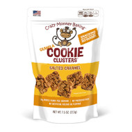 3 PACK OF Crazy Monkey Baking Granola Cookie Clusters Salted Caramel -- 7.5 oz