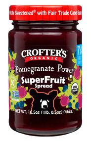 3 PACK OF Crofters Premium Spread Pomegranate Power -- 16.5 oz