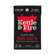 3 PACK OF Kettle & Fire Classic Beef Bone Broth -- 3.2 oz