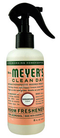3 PACK OF Mrs. Meyers Clean Day Room Freshener Geranium -- 8 fl oz