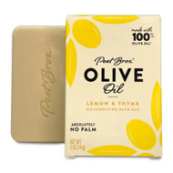 3 PACK OF Peet Bros Olive Oil Bar Soap Lemon & Thyme -- 5 oz