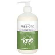 3 PACK OF Toms of Maine Prebiotic Liquid Hand Soap Fresh Apple -- 12 fl oz