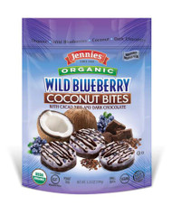 3 PACK OF Jennies Organic Blueberry Coconut Bites -- 5.25 oz