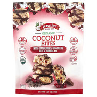 <img alt="Jennies Macaroons, Organic Coconut Bites, with Cranberries, Chia Seeds, Goji & Chocolate, 5.25 oz (149 g)" title="Jennies Macaroons, Organic Coconut Bites, with Cranberries, Chia Seeds, Goji & Chocolate, 5.25 oz (149 g),071879500052"