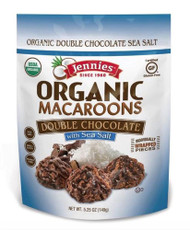 3 PACK OF Jennies Organic Macaroons Double Chocolate Sea Salt -- 5.25 oz