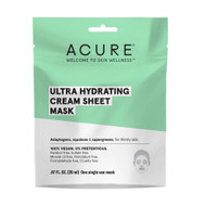 3 PACK OF Acure Ultra Hydrating Cream Sheet Mask -- 1 Mask
