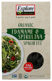 3 PACK OF Explore Cuisine Organic Edamame & Spirulina -- 8 oz