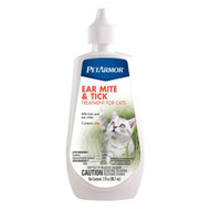 3 PACK OF Sergeants PetArmor Ear Mite & Tick Treatment for Cats -- 3 fl oz