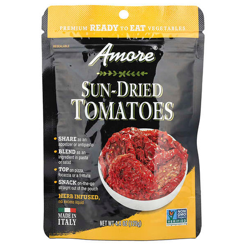 <img alt="Amore, Sun-Dried Tomatoes, Herb Infused, 4.4 oz (125 g)" title="Amore, Sun-Dried Tomatoes, Herb Infused, 4.4 oz (125 g),072248710164"