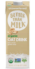 3 PACK OF Better Than Milk Organic Oat Drink -- 33.8 fl oz