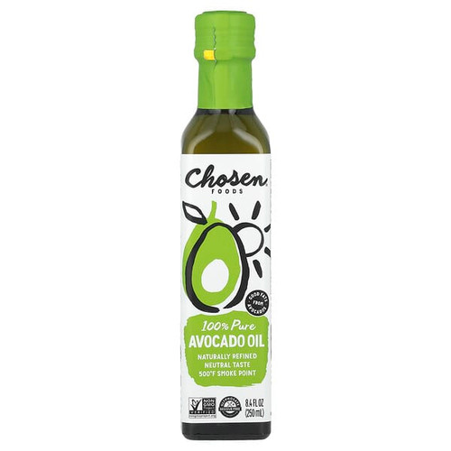 <img alt="Chosen Foods, 100% Pure Avocado Oil, 8.4 fl oz (250 ml)" title="Chosen Foods, 100% Pure Avocado Oil, 8.4 fl oz (250 ml),815074020737"