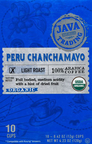 3 PACK OF Java Trading Company Organic Peru Chanchamayo Coffee Single Serve Cup -- 10 K-Cups