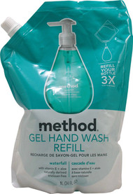 3 PACK OF Method Gel Hand Wash Refill Waterfall -- 34 fl oz