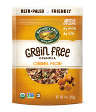 3 PACK OF Natures Path Grain Free Granola Caramel Pecan -- 8 oz