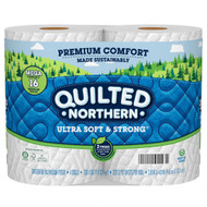 3 PACK OF Quilted Northern Ultra Soft & Strong Toilet Paper Mega Rolls -- 4 Rolls
