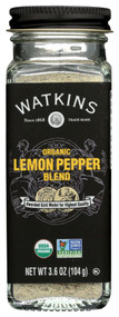 3 PACK OF Watkins Organic Lemon Pepper Blend -- 3.6 oz