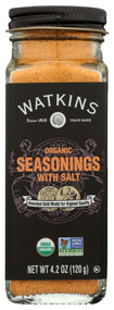 3 PACK OF Watkins Organic Seasonings with Salt -- 4.2 oz