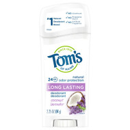 3 PACK OF Toms of Maine Long Lasting Deodorant Coconut Lavender -- 2.25 oz