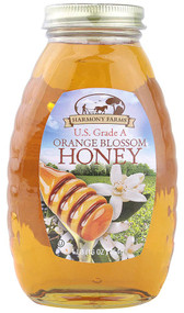 3 PACK OF Harmony Farms Orange Blossom Honey -- 1 lb