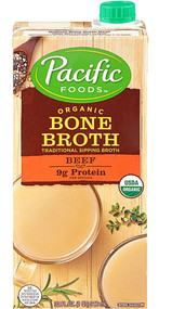 3 PACK OF Pacific Foods Organic Bone Broth Beef -- 32 fl oz