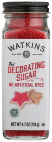 3 PACK OF Watkins Decorating Sugar - Red -- 4.7 oz