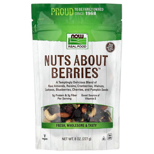 <img alt="NOW Foods, Real Food, Nuts About Berries, 8 oz (227 g)" title="NOW Foods, Real Food, Nuts About Berries, 8 oz (227 g),733739070142"