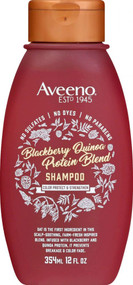 3 PACK OF Aveeno Shampoo Blackberry & Quinoa Protein Blend -- 12 fl oz