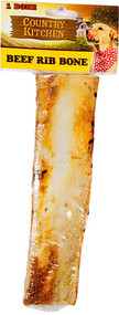 3 PACK OF Country Kitchen Beef Rib Bone for Dogs -- 1 Bone