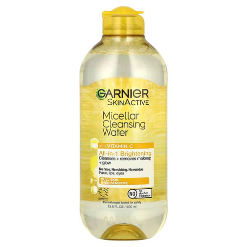 <img alt="Garnier, SkinActive, Micellar Cleansing Water With Vitamin C, 13.5 fl oz (400 ml)" title="Garnier, SkinActive, Micellar Cleansing Water With Vitamin C, 13.5 fl oz (400 ml),603084578603"